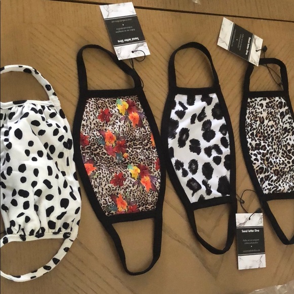 2 for $20! DALMATION PRINT FACE MASK - Picture 4 of 10